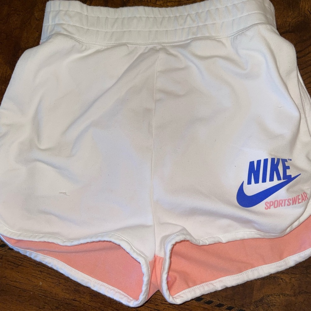 Pink Nike Shorts fits snug xs-small - Picture 1 of 2